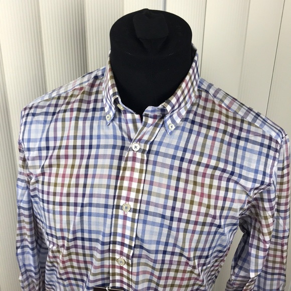 Robert Talbott Other - Robert Talbott Plaid Sheer Shirt Medium NWT